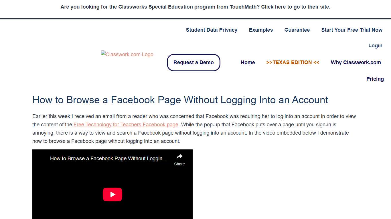 How to Browse a Facebook Page Without Logging Into an Account - Classwork