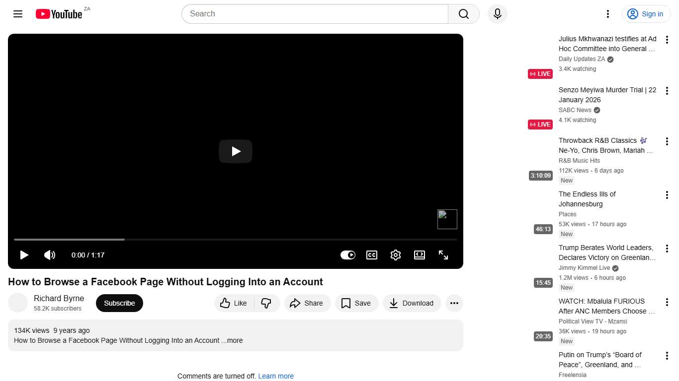How to Browse a Facebook Page Without Logging Into an Account - YouTube